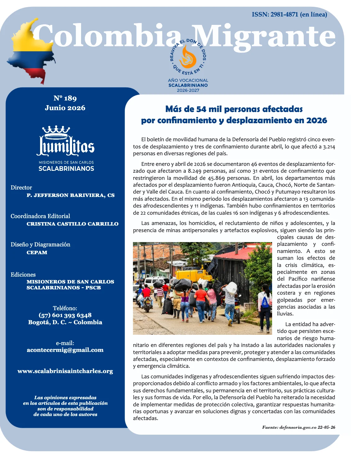 Colombia Migrante last edition